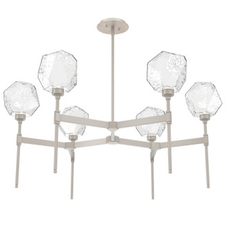 Gem LED Chandelier in Beige Silver (404|CHB0039-39-BS-C-001-L3)