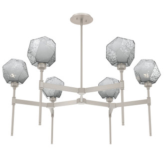 Gem LED Chandelier in Beige Silver (404|CHB0039-39-BS-S-001-L3)