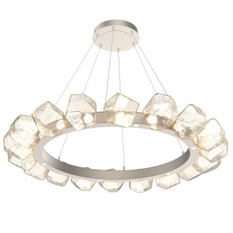 Gem LED Chandelier in Beige Silver (404|CHB0039-48-BS-A-CA1-L1)