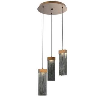 Parallel LED Pendant in Flat Bronze (404|CHB0042-03-FB-SG-C01-L1)