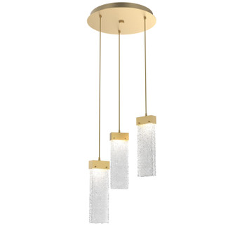 Parallel LED Pendant in Gilded Brass (404|CHB0042-03-GB-CR-C01-L1)