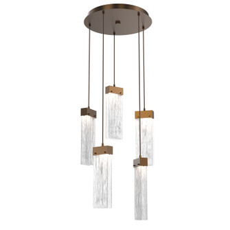 Parallel LED Pendant in Flat Bronze (404|CHB0042-05-FB-CG-C01-L1)