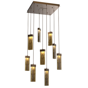 Parallel LED Pendant in Flat Bronze (404|CHB0042-09-FB-BG-C01-L3)