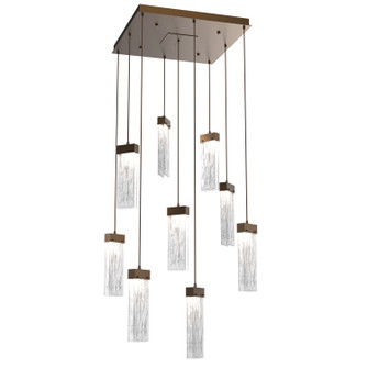 Parallel LED Pendant in Flat Bronze (404|CHB0042-09-FB-CG-C01-L1)