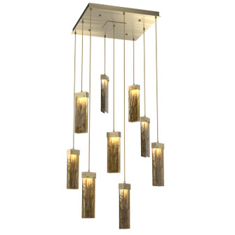 Parallel LED Pendant in Heritage Brass (404|CHB0042-09-HB-BG-C01-L3)