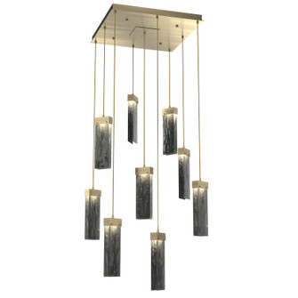 Parallel LED Pendant in Heritage Brass (404|CHB0042-09-HB-SG-C01-L3)