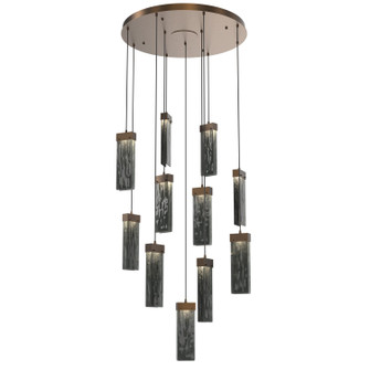 Parallel LED Pendant in Flat Bronze (404|CHB0042-11-FB-SG-C01-L3)
