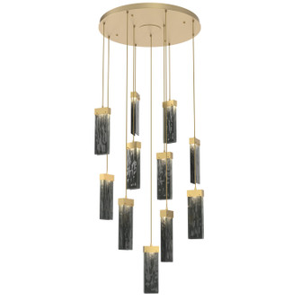 Parallel LED Pendant in Gilded Brass (404|CHB0042-11-GB-SG-C01-L1)