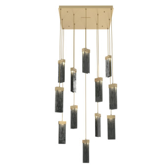 Parallel LED Pendant in Gilded Brass (404|CHB0042-12-GB-SG-C01-L3)