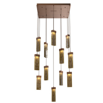 Parallel LED Pendant in Oil Rubbed Bronze (404|CHB0042-12-RB-BG-C01-L1)