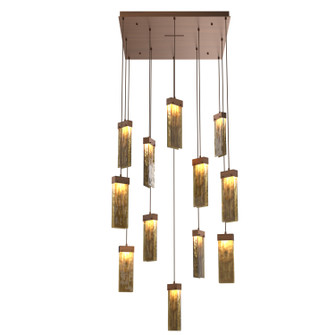 Parallel LED Pendant in Oil Rubbed Bronze (404|CHB0042-12-RB-SG-C01-L1)