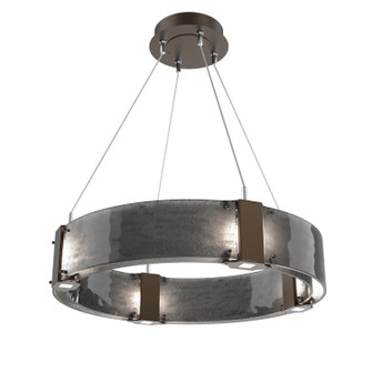 Parallel LED Chandelier in Flat Bronze (404|CHB0042-24-FB-SG-CA1-L1)