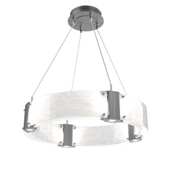 Parallel LED Chandelier in Gunmetal (404|CHB0042-24-GM-CG-CA1-L1)