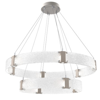 Parallel LED Chandelier in Beige Silver (404|CHB0042-2B-BS-CR-CA1-L1)