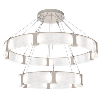 Parallel LED Chandelier in Beige Silver (404|CHB0042-2C-BS-CG-CA1-L3)