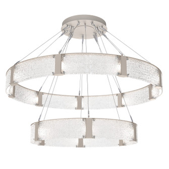 Parallel LED Chandelier in Beige Silver (404|CHB0042-2C-BS-CR-CA1-L1)