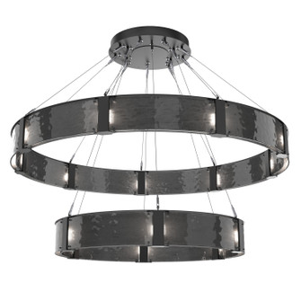 Parallel LED Chandelier in Matte Black (404|CHB0042-2C-MB-SG-CA1-L1)