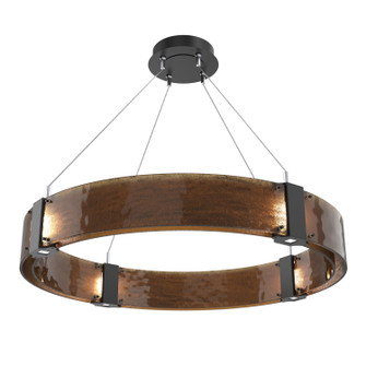 Parallel LED Chandelier in Matte Black (404|CHB0042-33-MB-BG-CA1-L1)