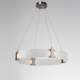 Parallel LED Chandelier in Satin Nickel (404|CHB0042-33-SN-CG-CA1-L3)
