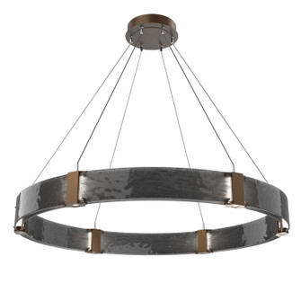 Parallel LED Chandelier in Flat Bronze (404|CHB0042-48-FB-SG-CA1-L1)