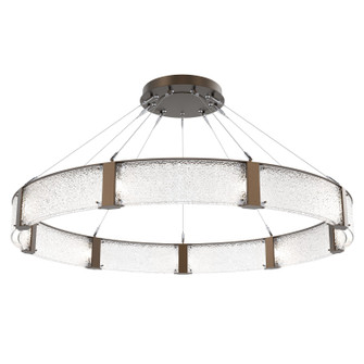 Parallel LED Chandelier in Flat Bronze (404|CHB0042-60-FB-CR-CA1-L1)