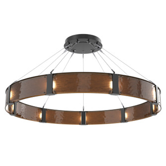 Parallel LED Chandelier in Matte Black (404|CHB0042-60-MB-BG-CA1-L1)