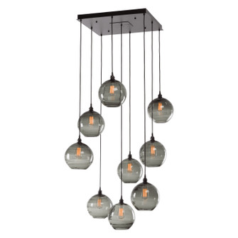 Terra Nine Light Pendant in Matte Black (404|CHB0047-09-MB-OS-C01-E2)