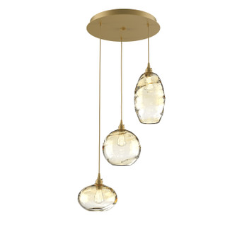 Misto Pendant in Gilded Brass (404|CHB0048-03-GB-OA-C01-E2)