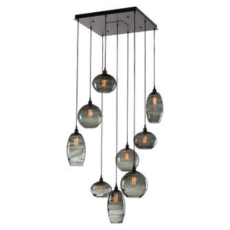 Misto Nine Light Pendant in Matte Black (404|CHB0048-09-MB-OA-C01-E2)