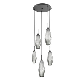 Aalto LED Pendant in Matte Black (404|CHB0049-05-MB-RS-C01-L1)