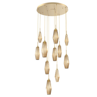 Aalto LED Pendant in Gilded Brass (404|CHB0049-11-GB-RB-C01-L1)