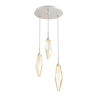 Rock Crystal LED Pendant in Beige Silver (404|CHB0050-03-BS-CA-C01-L1)