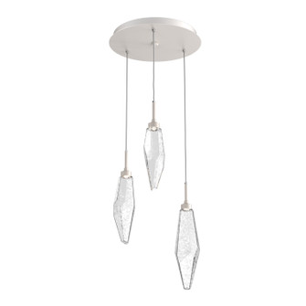 Rock Crystal LED Pendant in Beige Silver (404|CHB0050-03-BS-CC-C01-L1)