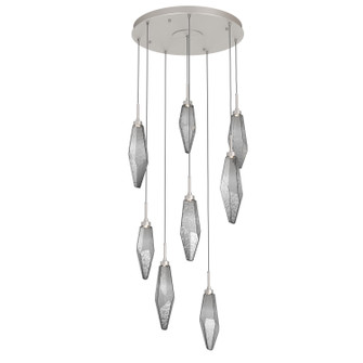 Rock Crystal LED Pendant in Beige Silver (404|CHB0050-08-BS-CS-C01-L1)
