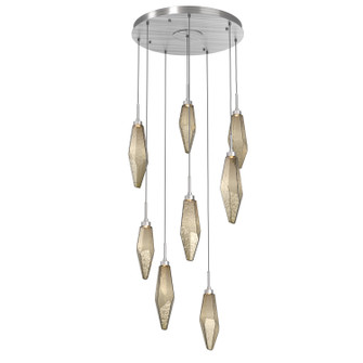 Rock Crystal LED Pendant in Satin Nickel (404|CHB0050-08-SN-CB-C01-L1)