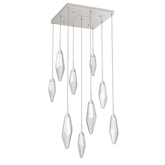 Rock Crystal LED Pendant in Beige Silver (404|CHB0050-09-BS-CC-C01-L1)