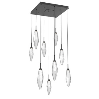 Rock Crystal LED Pendant in Matte Black (404|CHB0050-09-MB-CC-C01-L1)