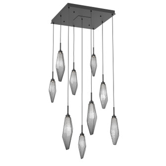 Rock Crystal LED Pendant in Matte Black (404|CHB0050-09-MB-CS-C01-L1)