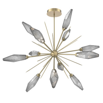 Rock Crystal LED Starburst in Gilded Brass (404|CHB0050-0B-GB-CS-001-L1)