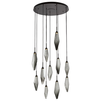 Rock Crystal LED Pendant in Matte Black (404|CHB0050-11-MB-CS-C01-L1)