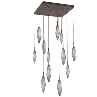 Rock Crystal LED Pendant in Flat Bronze (404|CHB0050-12-FB-CS-C01-L1)