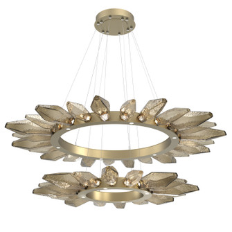 Rock Crystal LED Lantern in Gilded Brass (404|CHB0050-2T-GB-CB-CA1-L3)