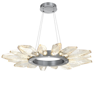 Rock Crystal LED Chandelier in Gunmetal (404|CHB0050-42-GM-CA-CA1-L1)