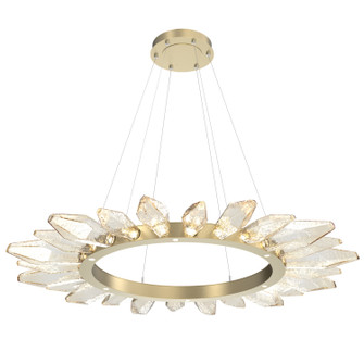 Rock Crystal LED Chandelier in Gilded Brass (404|CHB0050-56-GB-CA-CA1-L1)