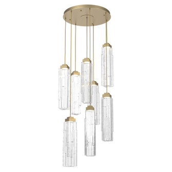 Ledgestone LED Pendant in Gilded Brass (404|CHB0056-08-GB-LC-C01-L1)