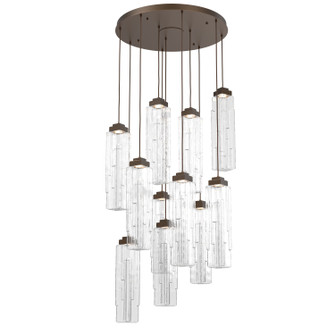 Ledgestone LED Pendant in Flat Bronze (404|CHB0056-11-FB-LC-C01-L3)