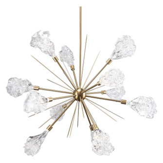 Blossom LED Starburst in Gilded Brass (404|CHB0059-0B-GB-BC-001-L1)