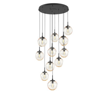 Aster 11 Light Pendant in Matte Black (404|CHB0062-11-MB-A-C01-E2)