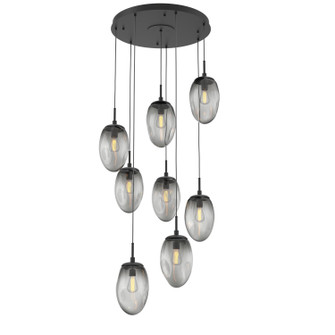 Meteo Eight Light Pendant in Matte Black (404|CHB0063-08-MB-S-C01-E2)