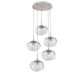 Nova Five Light Pendant in Beige Silver (404|CHB0064-05-BS-C-C01-E2)